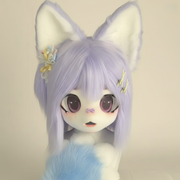 Tête de Fursuit Kemono Custom – Style Kigurumi & Kawaii (Fait Main, Haute Qualité)