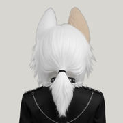 Tête de costume en fourrure blanche glacée | Masque en fourrure fait main | Style kawaii et kemono | Fourrure synthétique légère de haute qualité